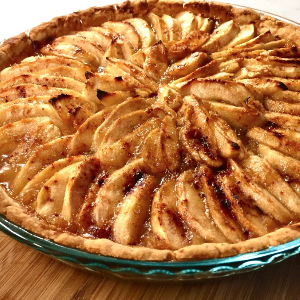 Apple Tart TARTE AUX POMMES www.chezfrancois.net