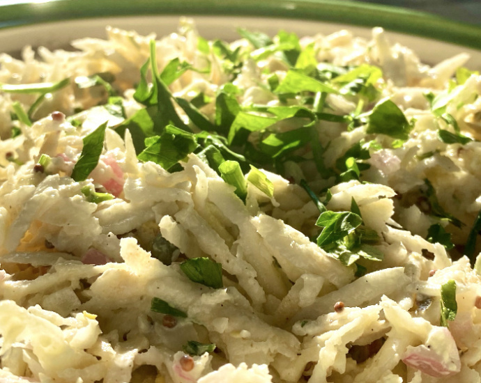 Celeriac Remoulade www.chezfrancois.net