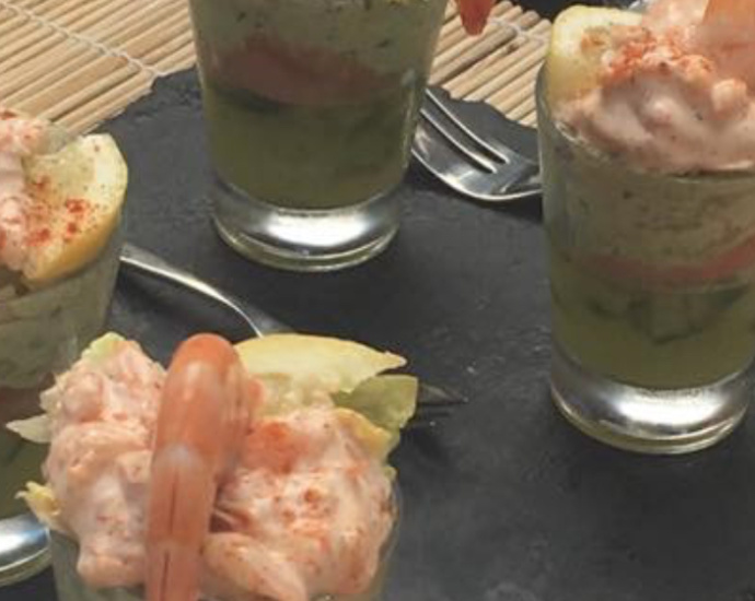 Cocktail de Crevettes www.chezfrancois.net