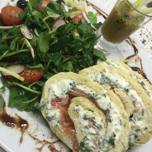 Zucchini Roll with Lox and Cream Cheese Zucchini Roll with Lox Cream Cheese www.chezfrancois.net