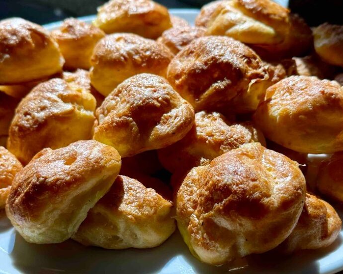 Gougères au Fromage www.chezfrancois.net