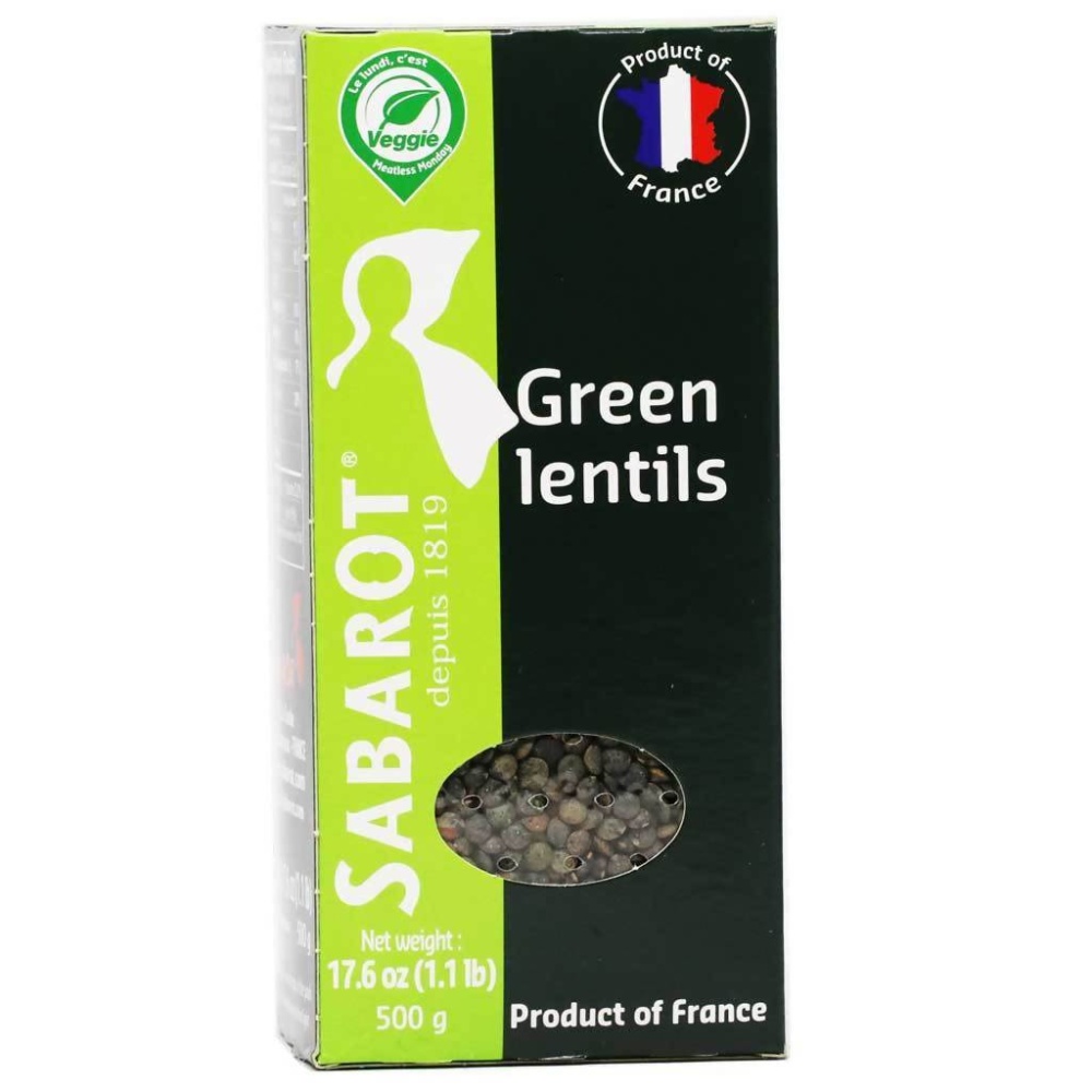 Green Lentils - Sabarot www.chezfrancois.net