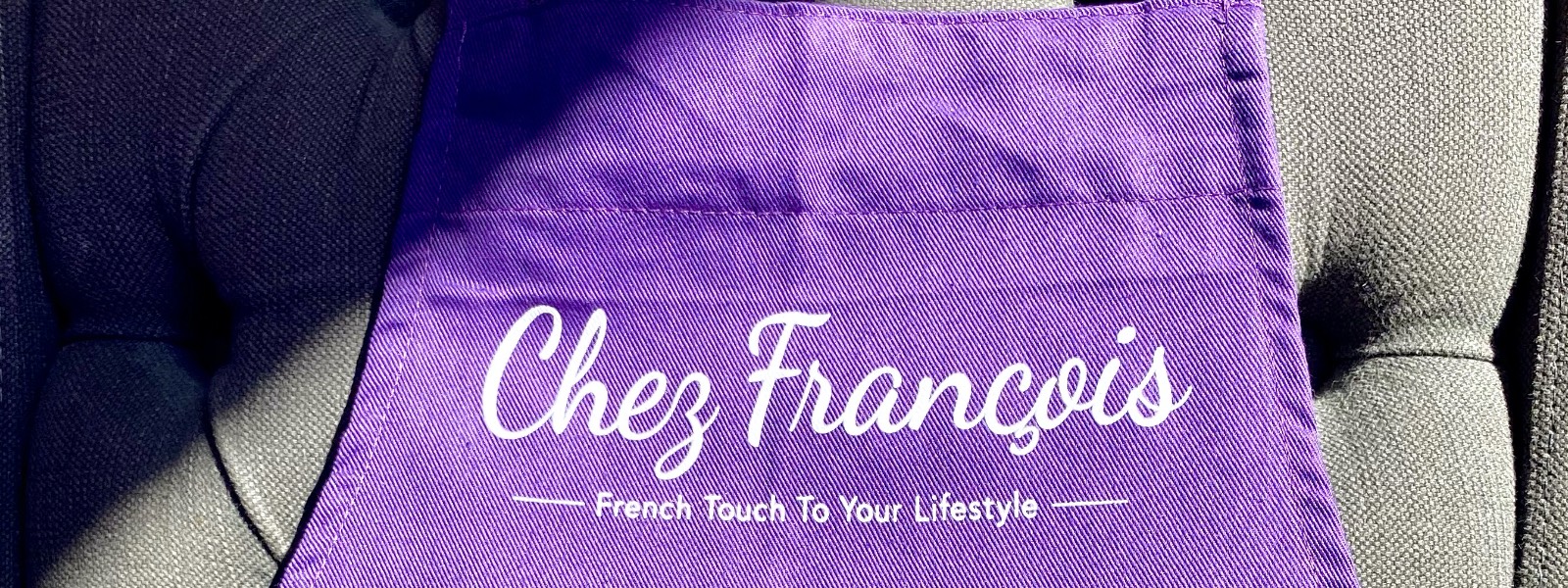 Chez Francois Apron banner