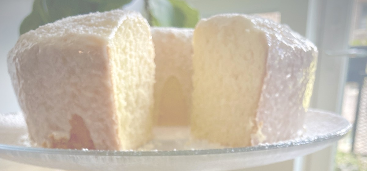 Lemon Chiffon Cake by Chez Francois