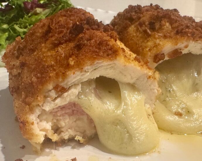 Chicken Cordon Bleu by Chez François www.chezfrancois.net