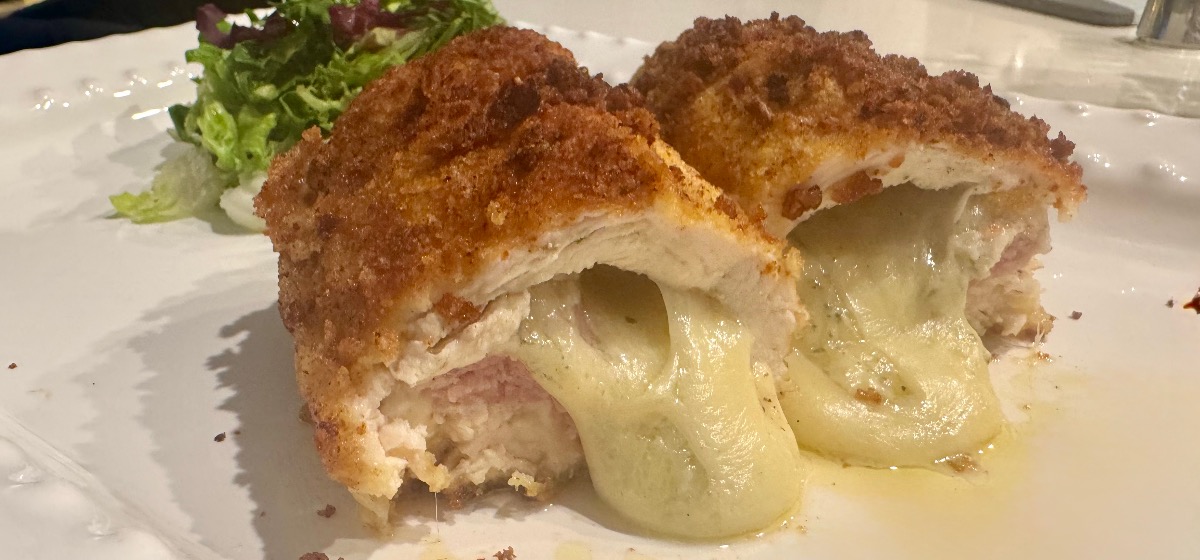 Chicken Cordon Bleu by Chez François www.chezfrancois.net