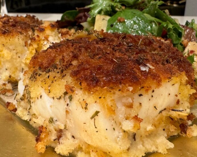 Herb Parmesan Panko Crusted Cod