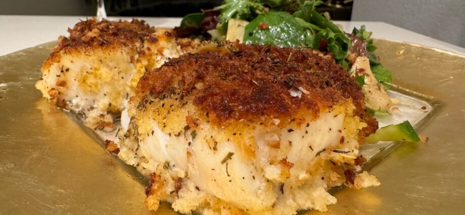 Herb Parmesan Panko Crusted Cod