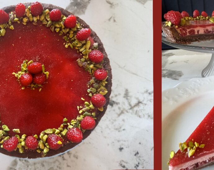 Raspberry Tart by Chez Francois Cooking Classes