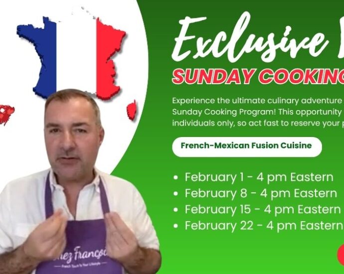 VIP Sunday Cooking Program by Chez Francois