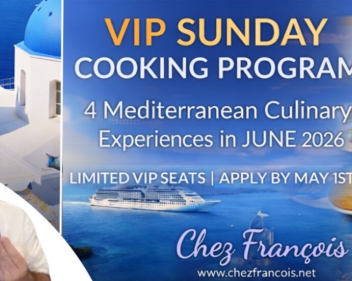 VIP Sunday Cooking Program by Chez Francois