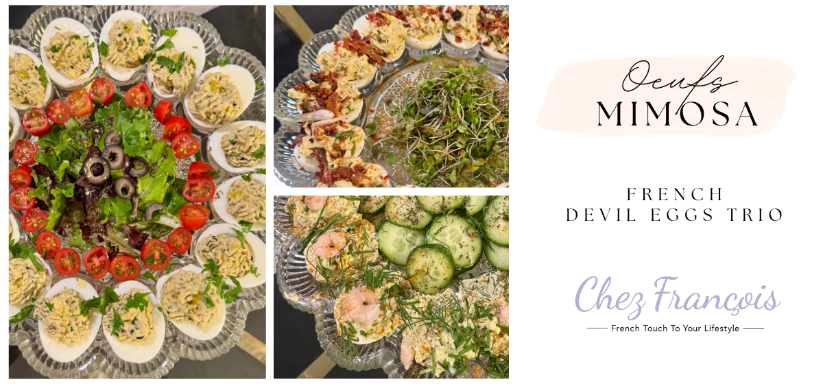 Oeufs Mimosa www.chezfrancois.net