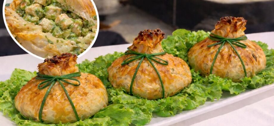 Aumônières de Saumon by Chez François