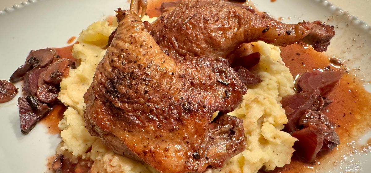 Red-Wine Braised Duck Legs www.chezfrancois.net