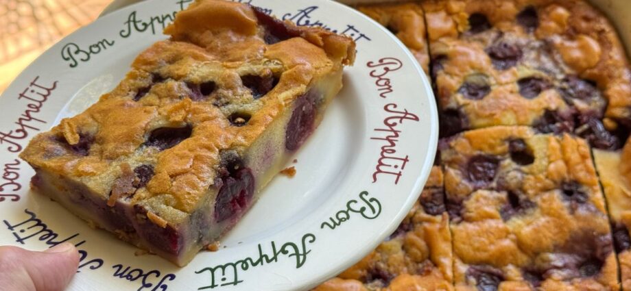 Cherry Clafoutis by Chez François Cooking Classes