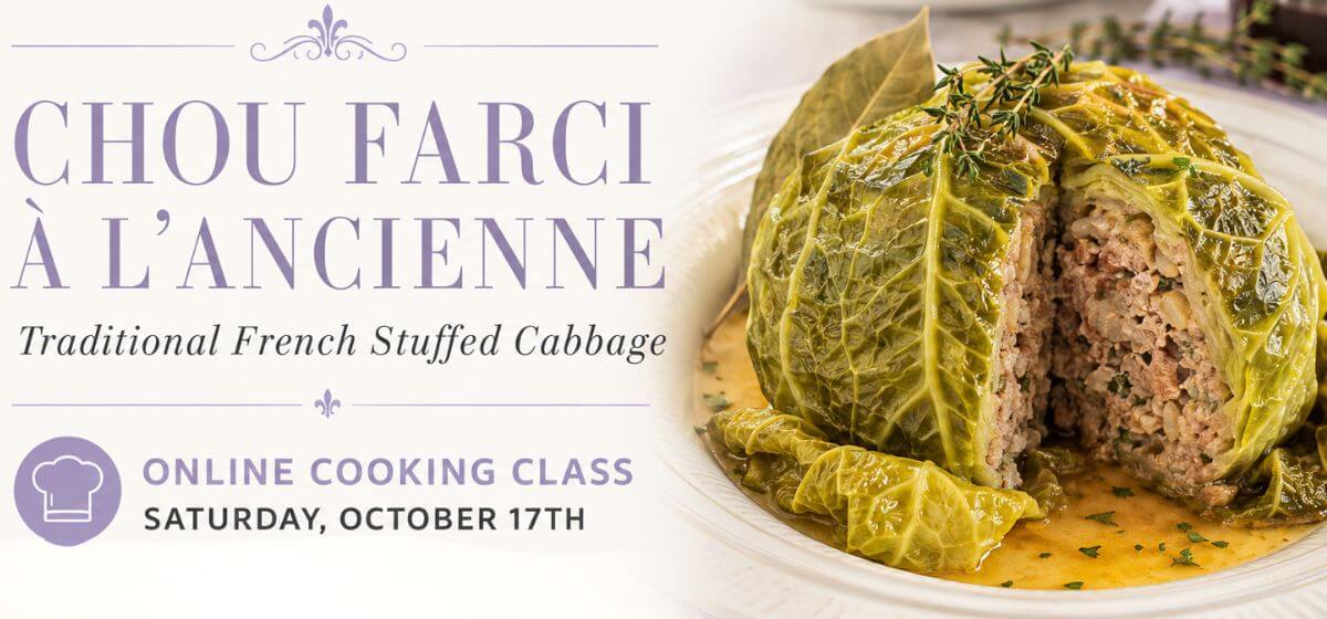 Chou Farci by Chez François Cooking Classes