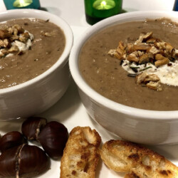 Chestnut and Wild Mushrooms Soup Chestnut and Wild Mushrooms Soup www.chezfrancois.net