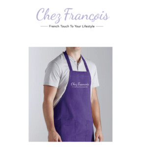 Order Chez François Purple Apron order chez Francois purple apron 3
