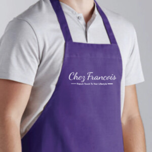 Order Chez François Purple Apron order chez Francois purple apron 1
