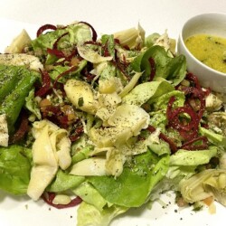 L'Artich'Ok Artichoke Salad www.chezfrancois.net