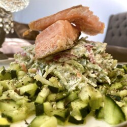Wild River SALMON SALAD www.chezfrancois.net