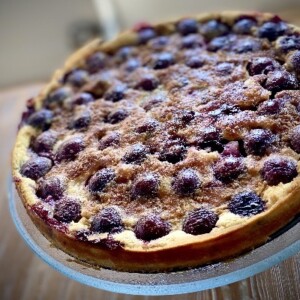 Cherry Clafoutis Cherry Clafoutis Cake www.chezfrancois.net