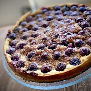 Cherry Clafoutis Cherry Clafoutis Cake www.chezfrancois.net