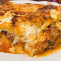 Lasagna with Chez François Bolognese, Béchamel, and Fresh Mozzarella Lasagna with Chez François Bolognese, Béchamel, and Fresh Mozzarella - VIP Cooking Program by Chez François