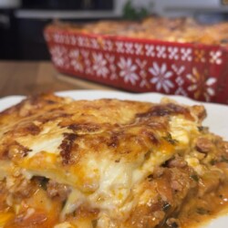 Lasagna with Chez François Bolognese, Béchamel, and Fresh Mozzarella Lasagna with Chez François Bolognese, Béchamel, and Fresh Mozzarella - VIP Cooking Program by Chez François