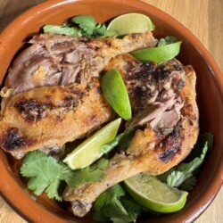 Handmade Tacos with Homemade Duck Confit, Grand Marnier Cranberry Relish & Pickled Purple Cabbage