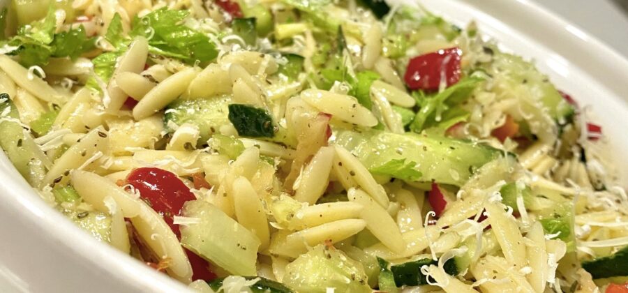 CHEZ FRANCOIS COOKING: MONSIEUR ORZO SALAD